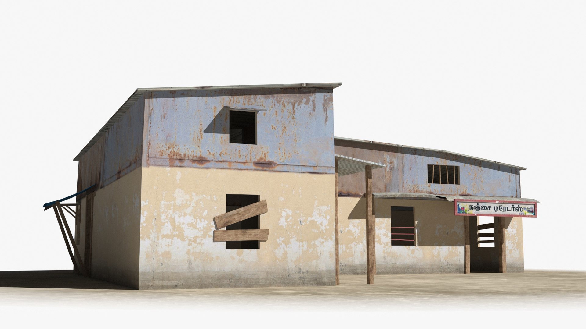 Slum X25 3D Model - TurboSquid 2301249