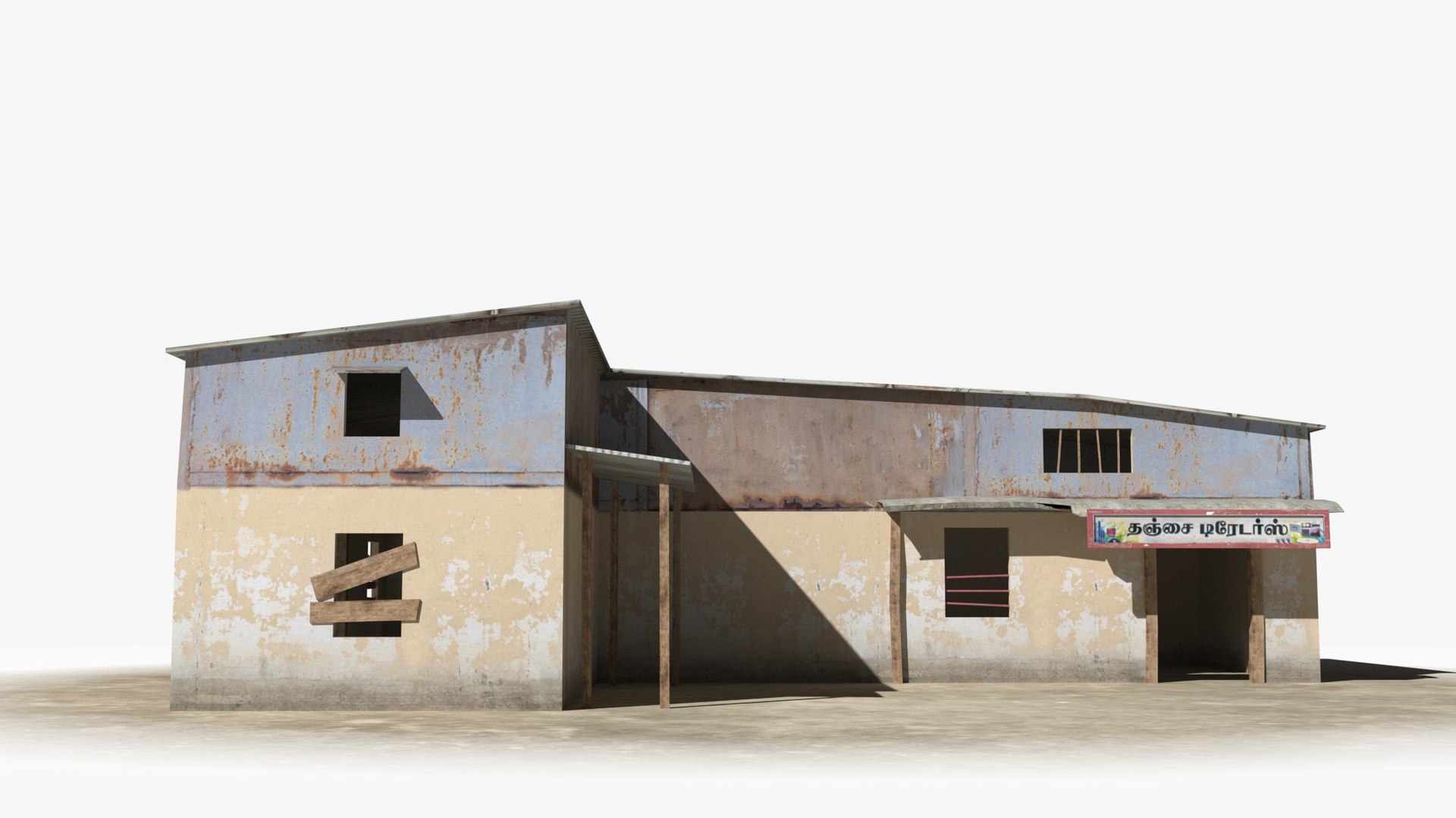 Slum X25 3D Model - TurboSquid 2301249