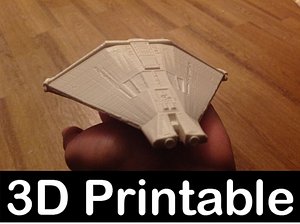 printable narcissus escape alien 3D model