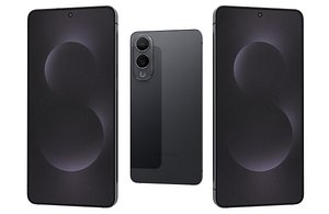 Samsung Galaxy S25 Edge Titanium Jetblack Low Poly