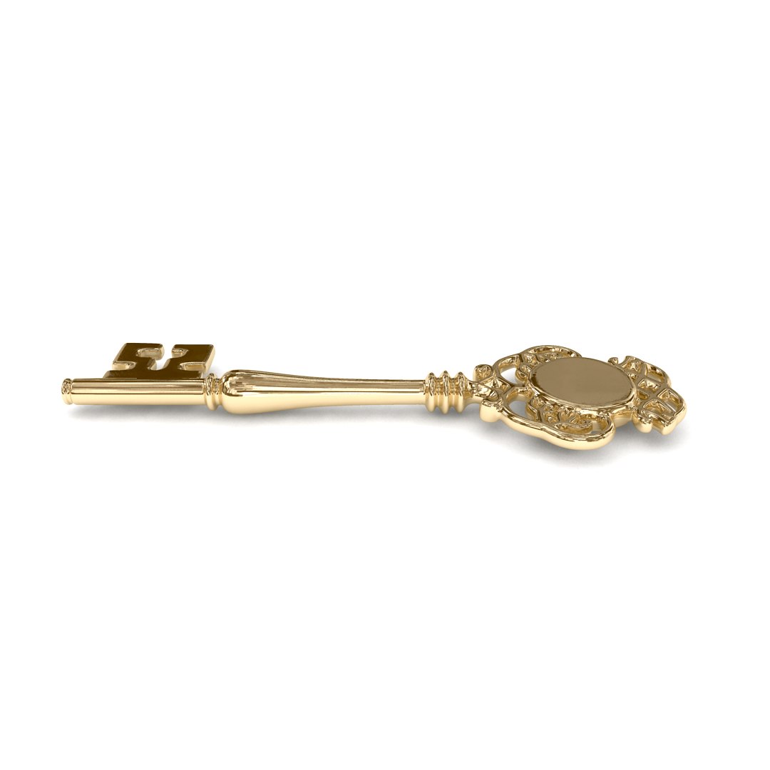 3d obj vintage key