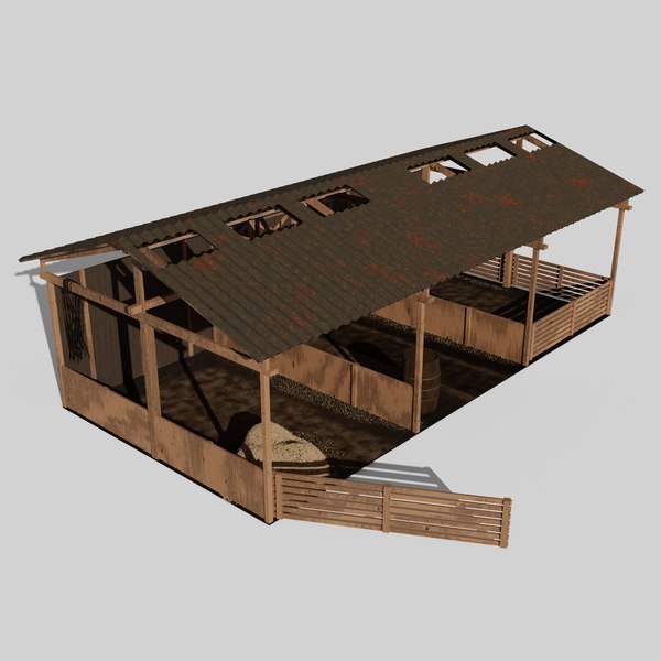 Old Barn 3D Model 3D 모델 - TurboSquid 2096903