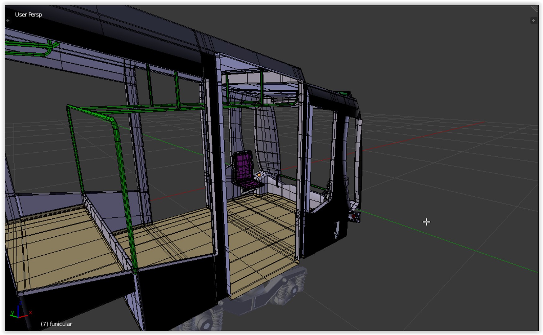 funicular - 3d blend