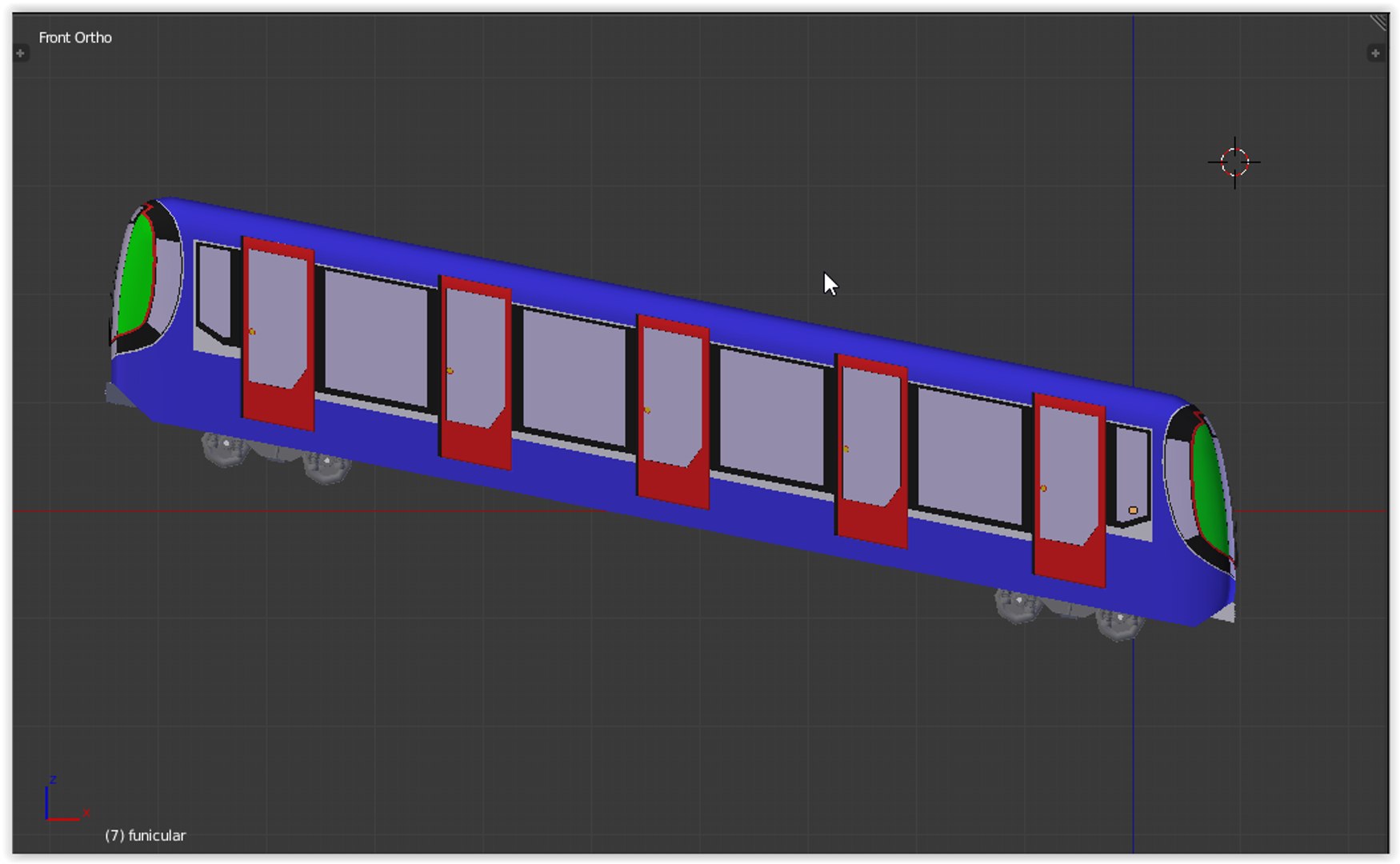 funicular - 3d blend