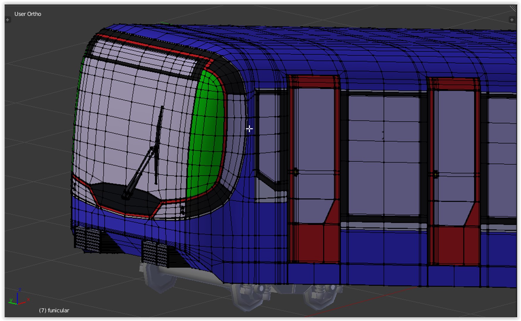 funicular - 3d blend
