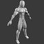 Male Base Mesh - Мускулистый мультипликационный пе