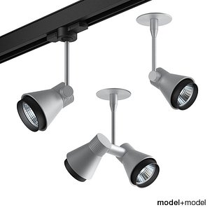 architectural mini flap spotlights 3d x
