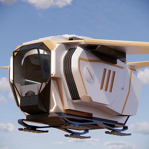 Sci-fi Personal Spacecraft 002 v2