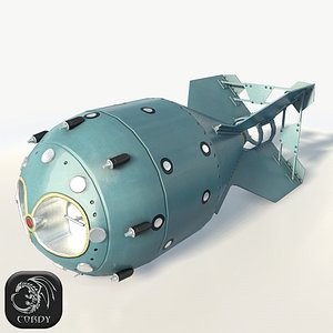 nuclear bomb rds-1 3d max
