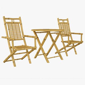 3 Piece Bamboo Set 3D