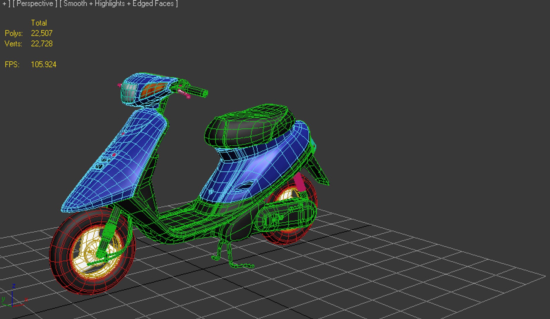 Yamaha Jog 3D Modelo 3D - TurboSquid 892963