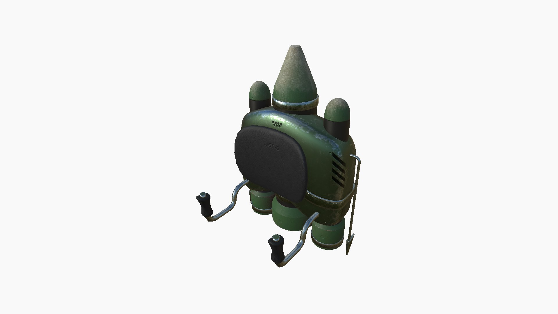Jetpack D09 Green Metal - SciFi Character Design 3D Model - TurboSquid ...