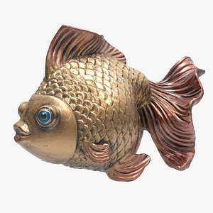 Gold Fish Hi-Poly