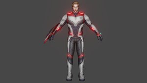 Captain America AE Team Suit 3D