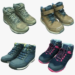 3D hiking boots shoe