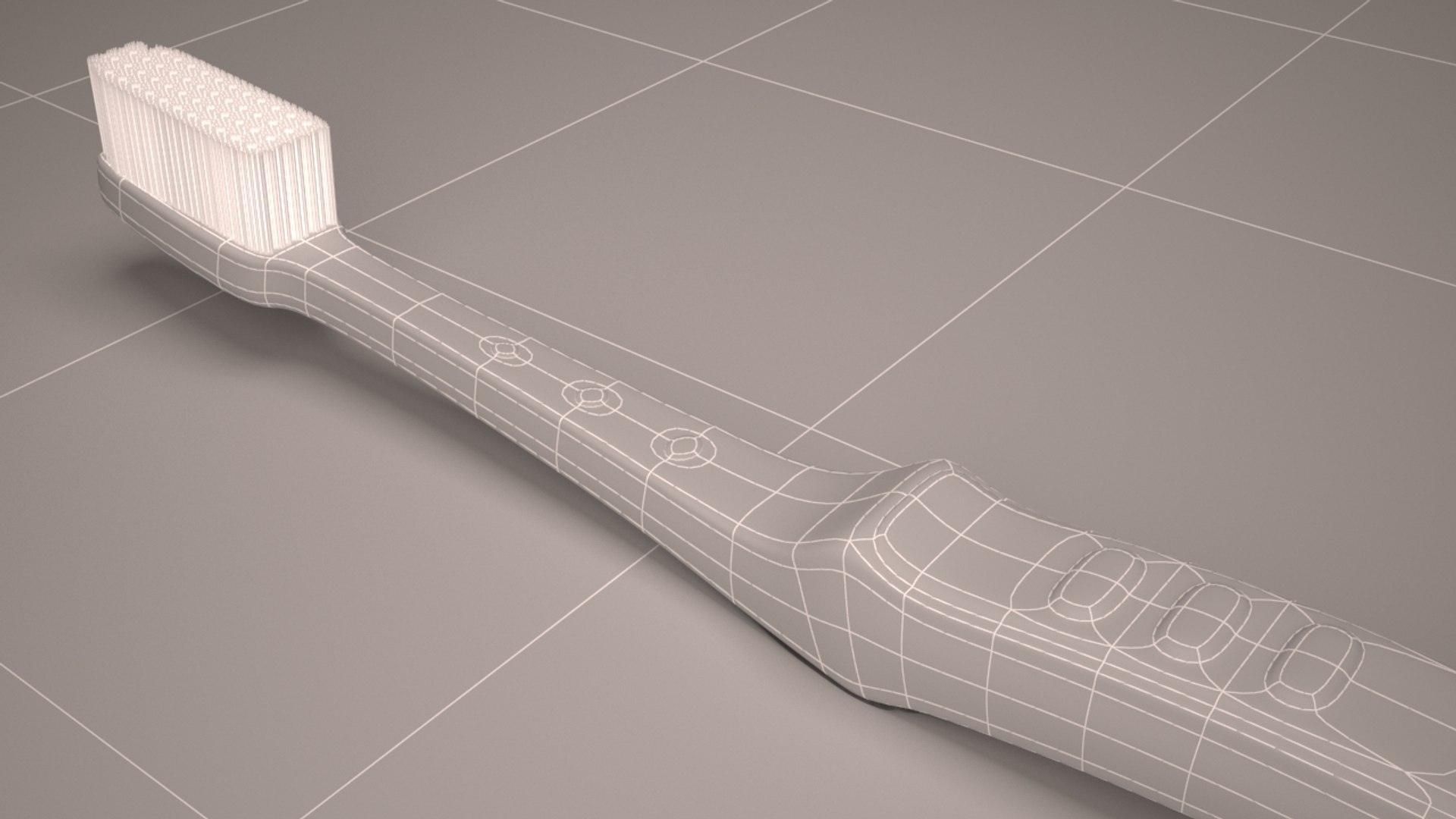 3d Model Toothbrush
