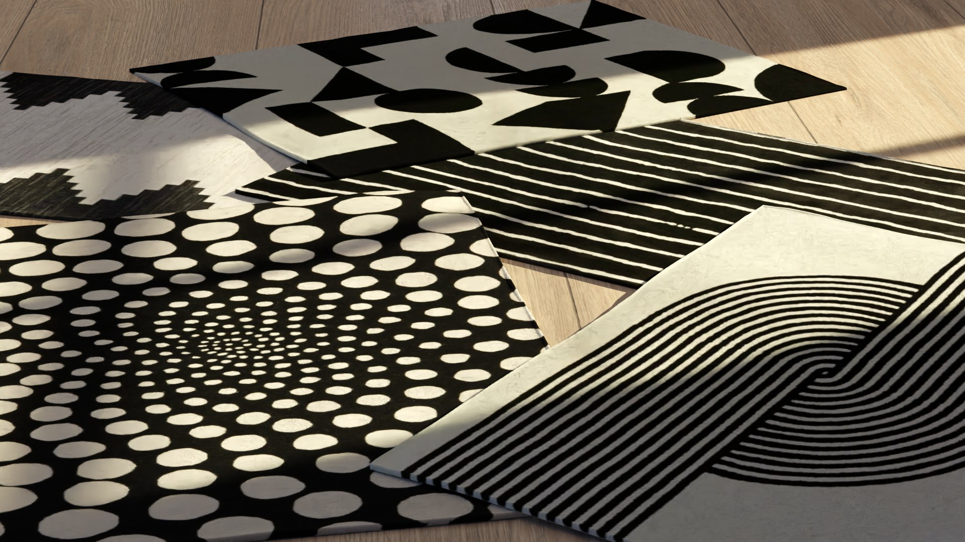 3D Black and White Rug Collection https://p.turbosquid.com/ts-thumb/MN/cYgCRK/7P/11/png/1682447974/1920x1080/fit_q87/32462d1341eebedb542fcd158fc6ff0139c169f1/11.jpg
