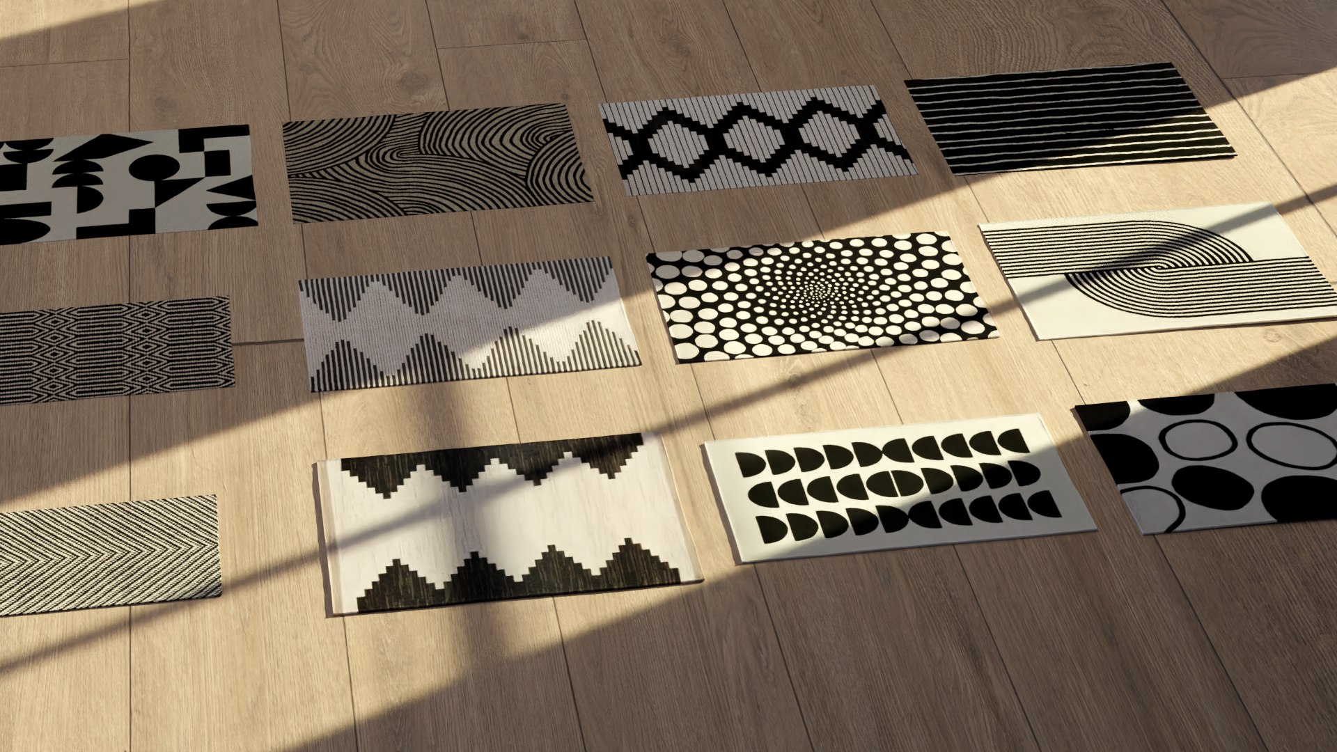 3D Black and White Rug Collection https://p.turbosquid.com/ts-thumb/MN/cYgCRK/Ye/01/png/1682447831/1920x1080/fit_q87/ab0b87906db3717e8e0a08d2c4609b36e39ff8fc/01.jpg