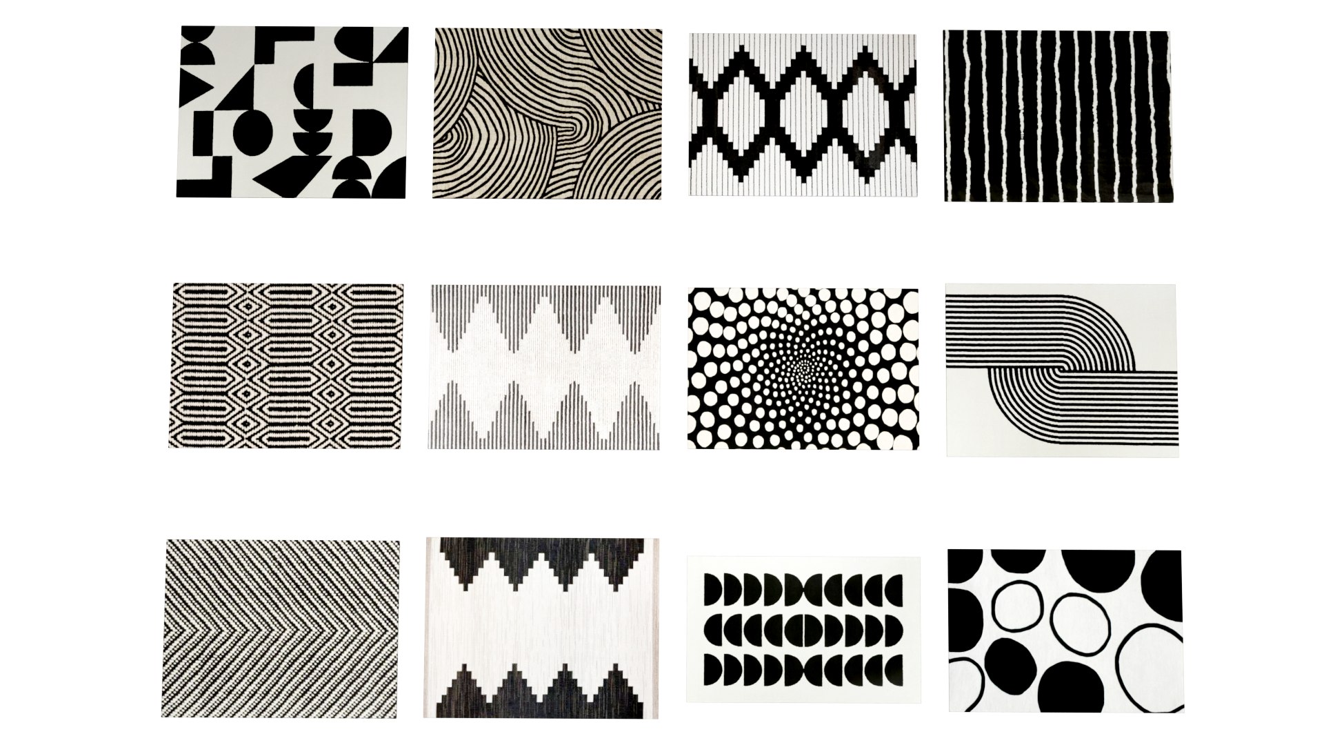 3D Black and White Rug Collection https://p.turbosquid.com/ts-thumb/MN/cYgCRK/fd/flat/png/1682447980/1920x1080/fit_q87/cc0e110ad54e4e746f4f240e69b4a75e46138f7a/flat.jpg