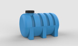 3D plastic water tank 3D model