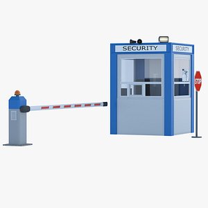 3d model security post