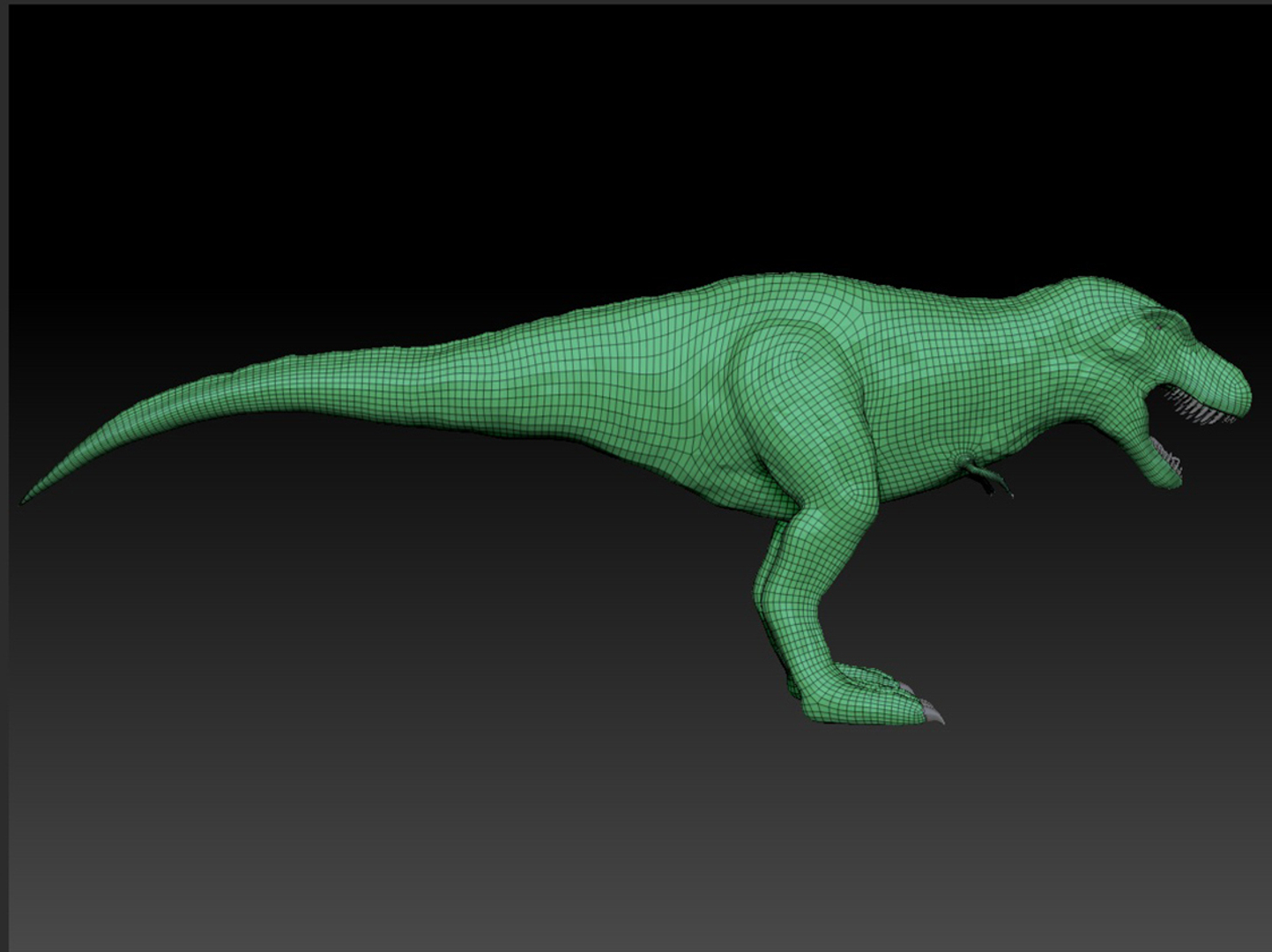 free t-rex zbrush 3d model