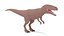 3D Low Poly Cartoon Torvosaurus Dinosaur model