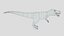 3D Low Poly Cartoon Torvosaurus Dinosaur model