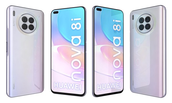 3D Huawei Nova 8i Moonlight Silver