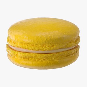 3D Banana Macaron