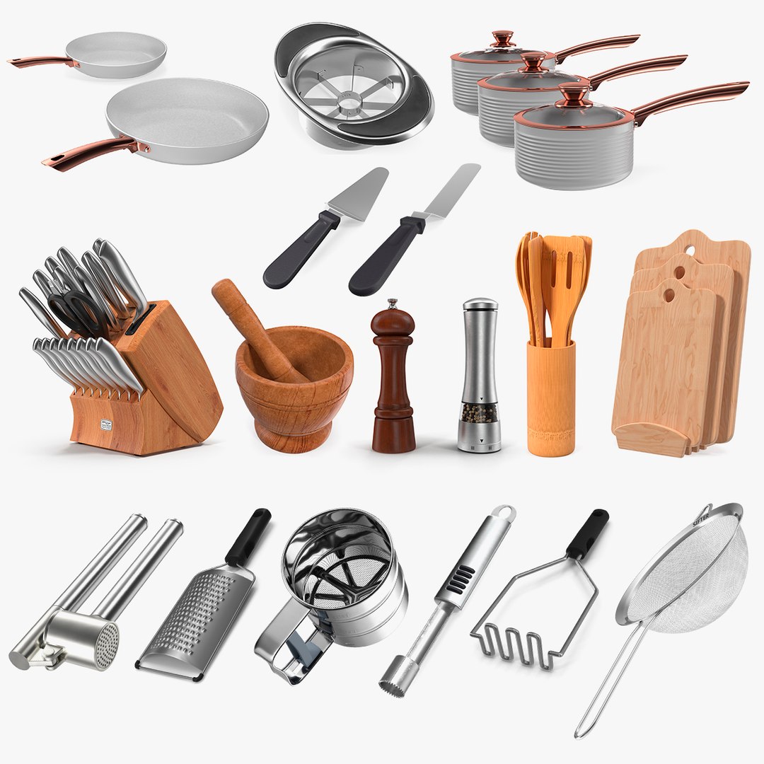 Kitchenware Collection 10 3D model preview