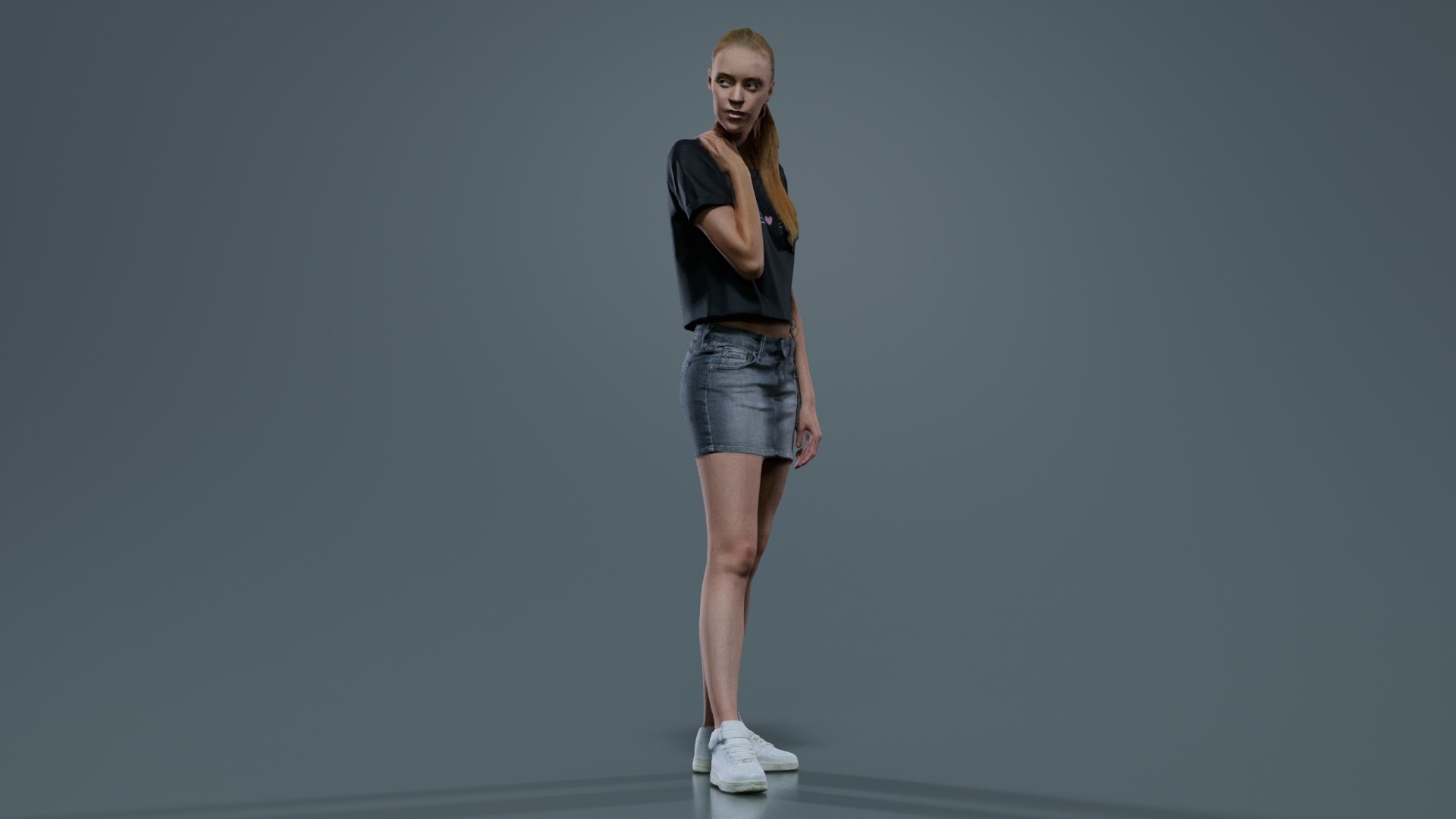 Ponytail Woman Wearing Cat Shirt and Jeans Shorts Remastered model https://p.turbosquid.com/ts-thumb/MN/qr4x50/AK/ponytail_woman_wearing_cat_shirt_and_jeans_shorts_02/jpg/1740521245/1920x1080/fit_q87/93fb4f77817862a57468f4f9d9b57bdc974deb12/ponytail_woman_wearing_cat_shirt_and_jeans_shorts_02.jpg