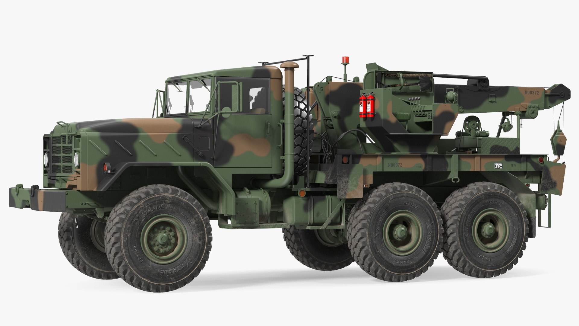 M939 Military Wrecker Green 3D - TurboSquid 1740657
