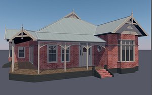 3D australian federation villa