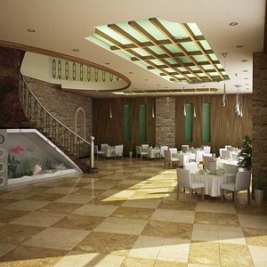 resturant 3d model