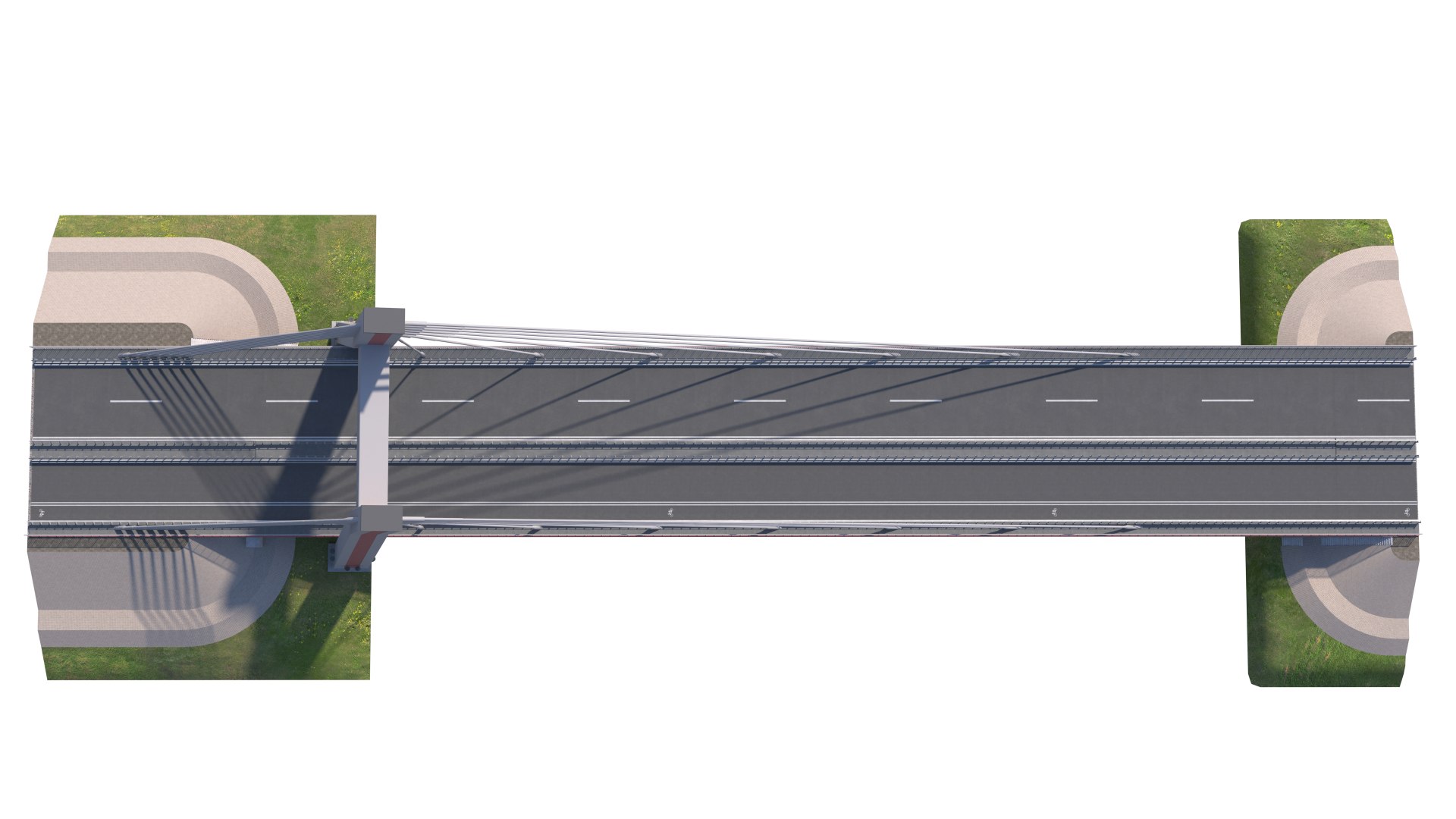 3D Bridge span with a suspension structure and one supporting column over a main road https://p.turbosquid.com/ts-thumb/MO/1ZGBtu/76/hd11/jpg/1745872020/1920x1080/fit_q87/34df7729749af5472d499f2090dbd451bd722e7d/hd11.jpg