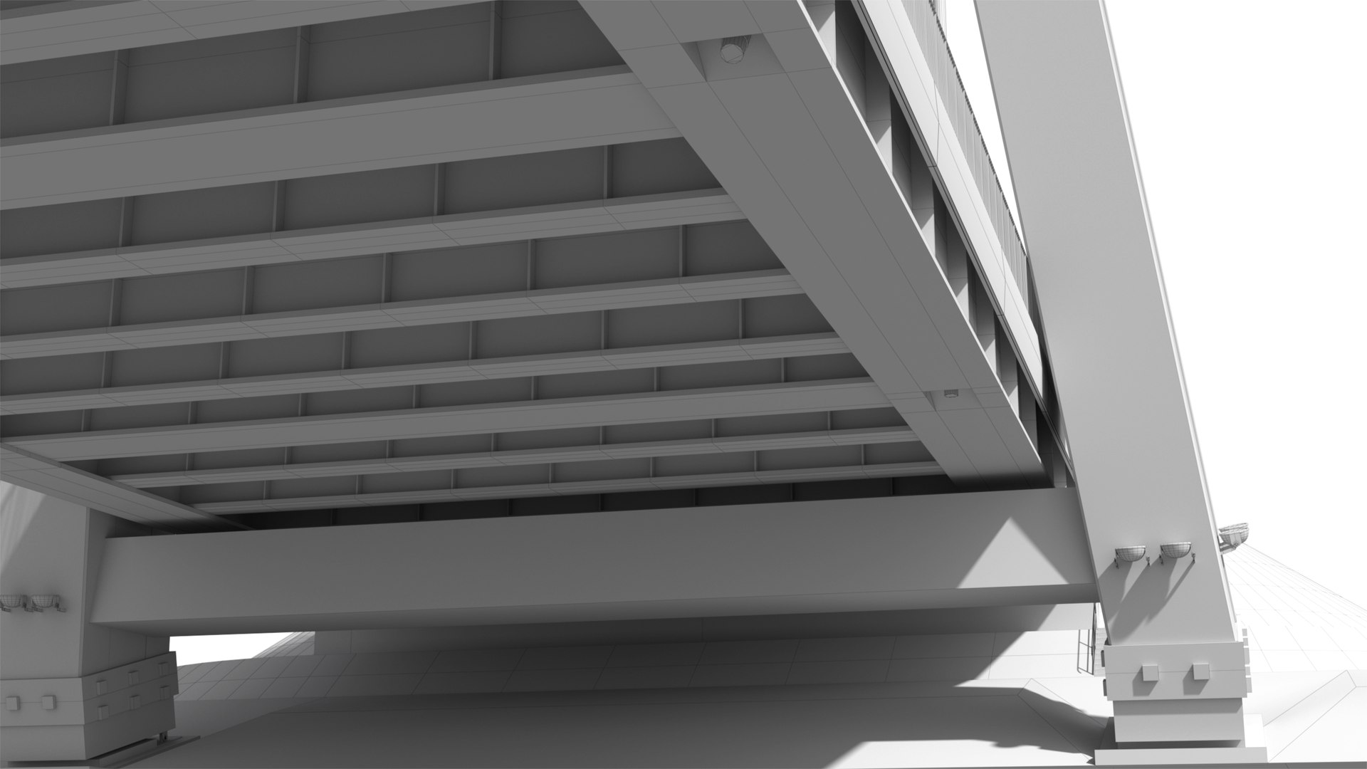 3D Bridge span with a suspension structure and one supporting column over a main road https://p.turbosquid.com/ts-thumb/MO/1ZGBtu/BB/hd17/jpg/1745872001/1920x1080/fit_q87/c6adc348701ed8826fcf12005db790fd3c759bc7/hd17.jpg