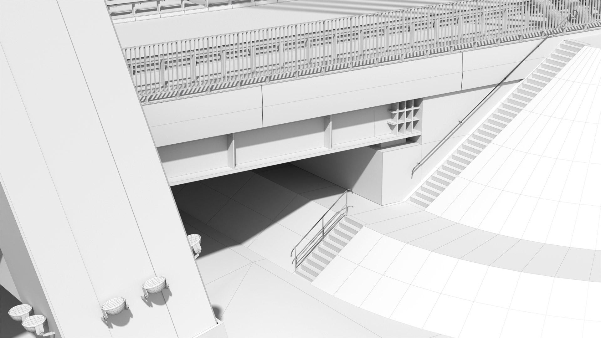 3D Bridge span with a suspension structure and one supporting column over a main road https://p.turbosquid.com/ts-thumb/MO/1ZGBtu/C5/hd19/jpg/1745872003/1920x1080/fit_q87/a83751cbce4c3ad0d0f6785dc557c1813f6947d4/hd19.jpg