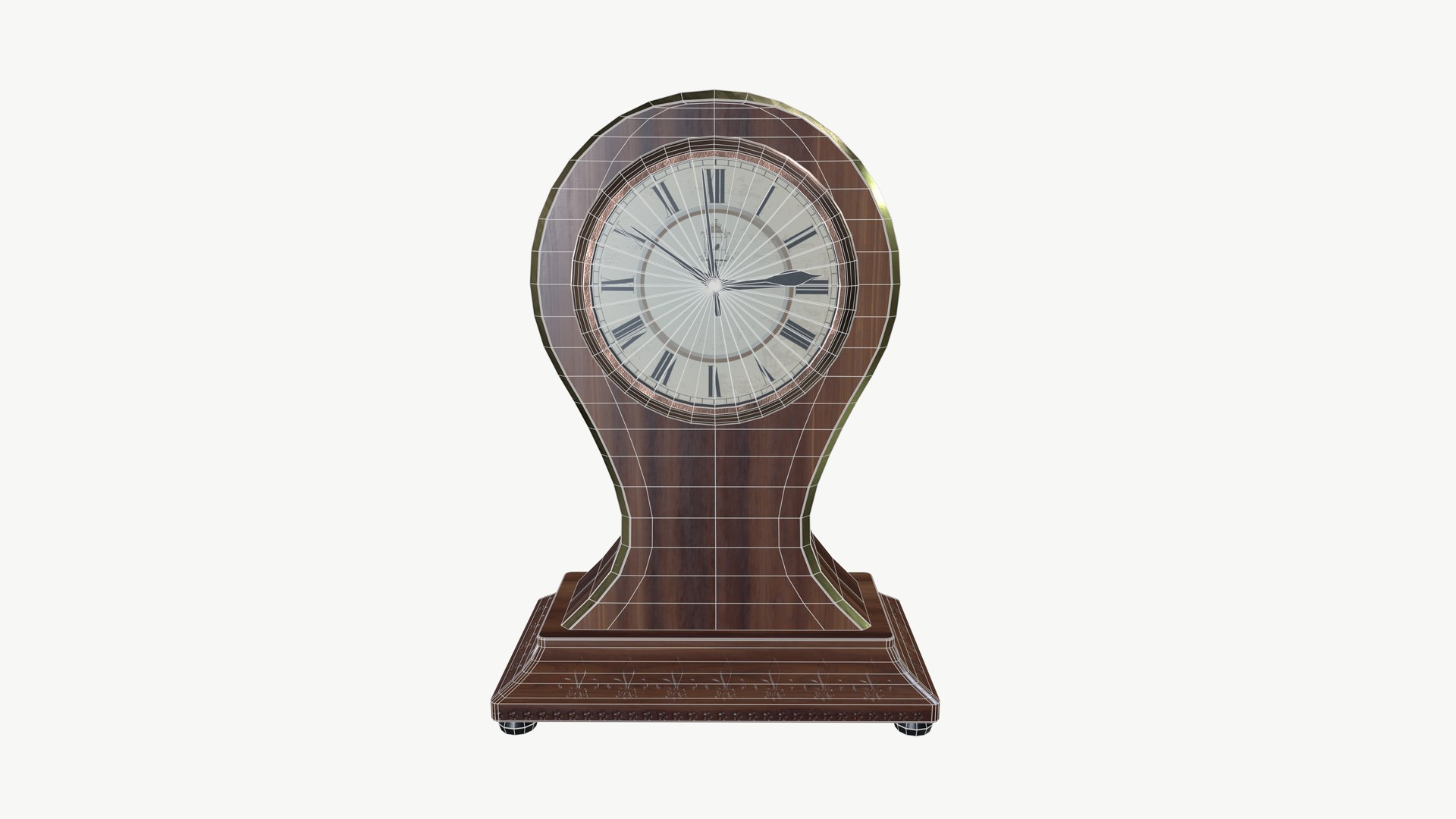 3D Desk Clock TurboSquid 2296570