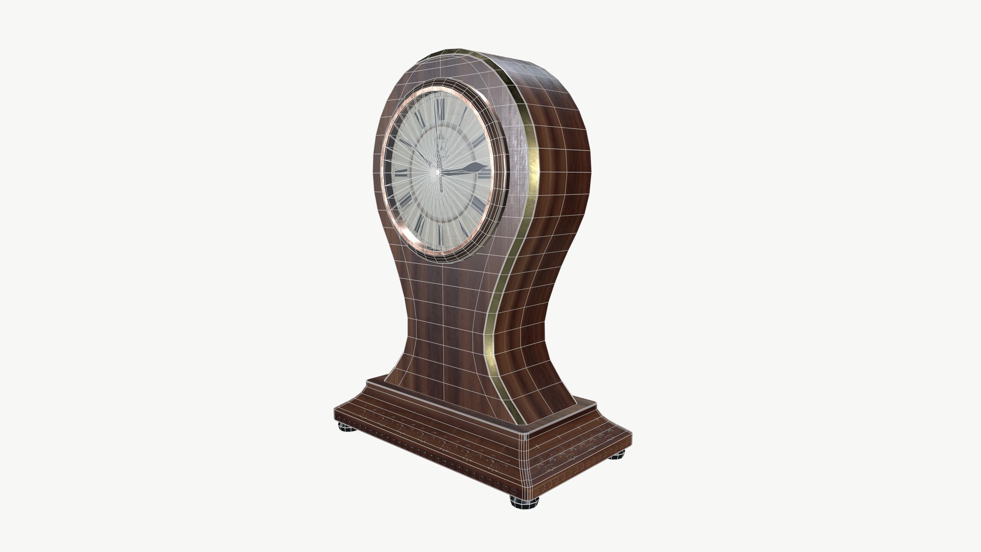 3D Desk Clock TurboSquid 2296570