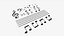 3D model notation music symbol
