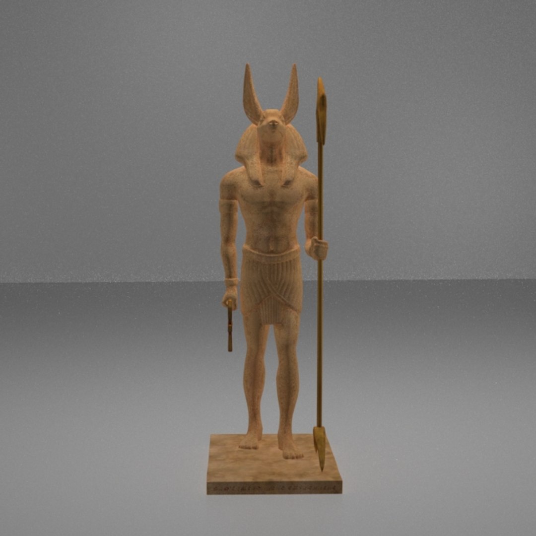 3D statue egyption model - TurboSquid 1247639