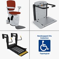 Handicapped lifts collection