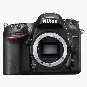 3D Nikon D7200 Camera  Photo Digital Cameras Digital SLRs