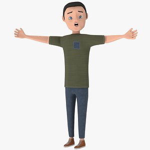 Cartoon Man Rigged model