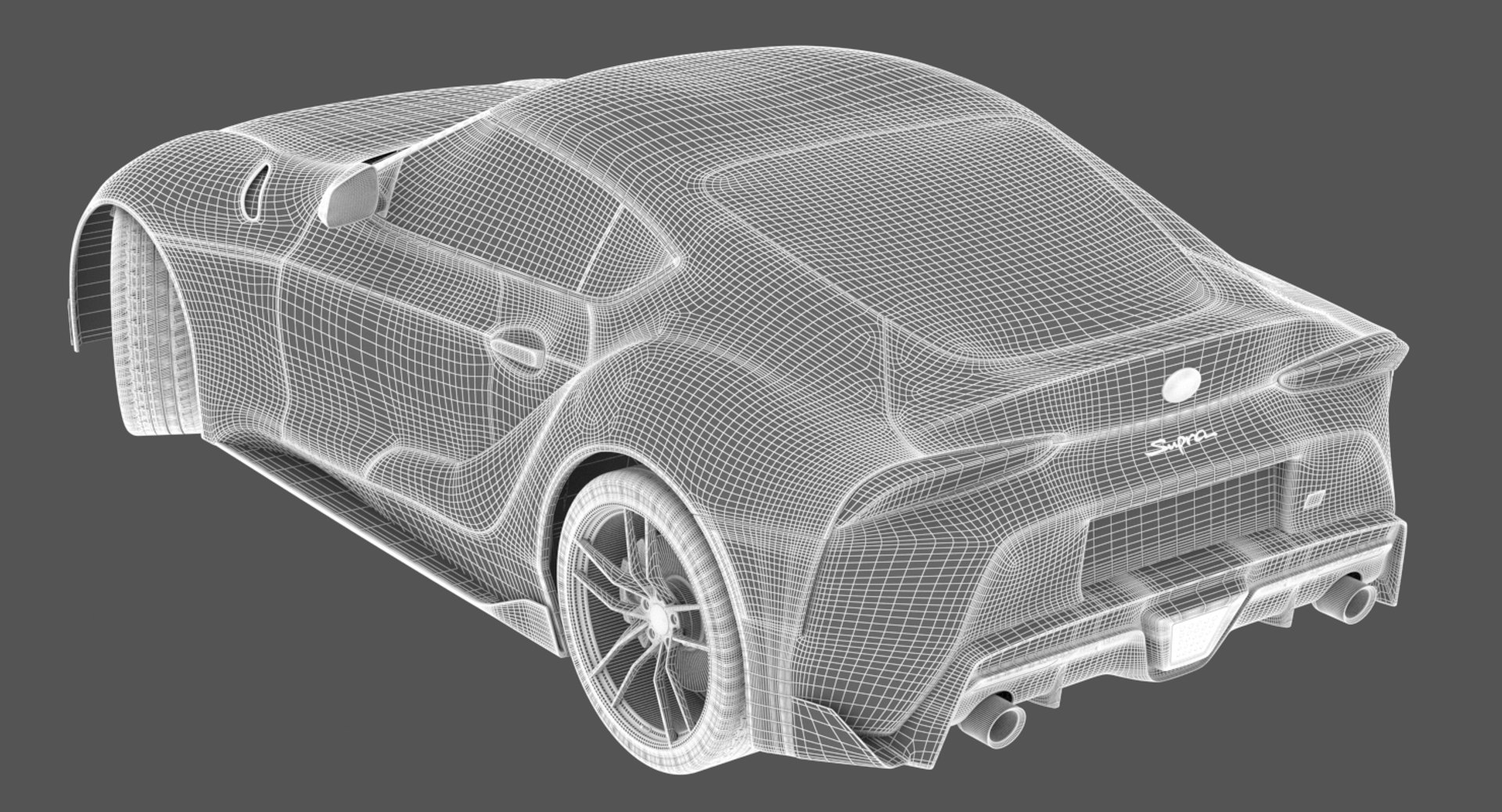 Toyota Supra 3D Model - TurboSquid 1393957
