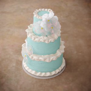 3D cake rose birch