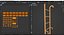 Industrial ladder 3D