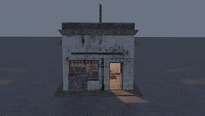 old shed generator interior 3D model