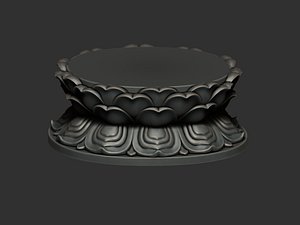 buddha seat 3D model
